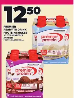 Loblaws PREMIER READY TO DRINK PROTEIN SHAKES offer