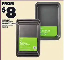 Loblaws EVERYDAY ESSENTIALS METAL BAKEWARE offer