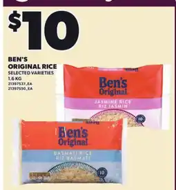 Loblaws BEN'S ORIGINAL RICE offer