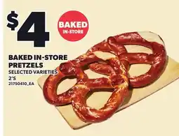 Loblaws BAKED IN-STORE PRETZELS, 2'S offer