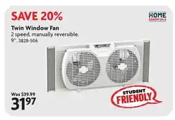 Home Hardware Twin Window Fan offer