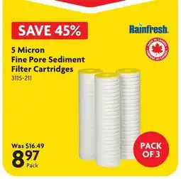 Home Hardware Micron Fine Pore Sediment Filter Cartridges offer