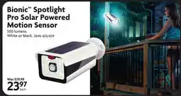 Home Hardware Bionic Spotlight Pro Solar Powered Motion offer