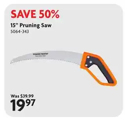 Home Hardware 15 Pruning Saw offer