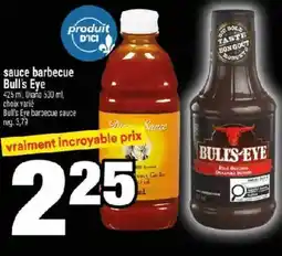 Super C Bull's Eye sauce barbecue offer