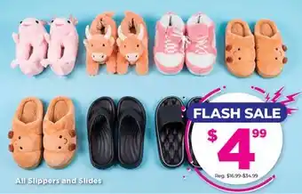 Showcase All Slippers and Slides offer