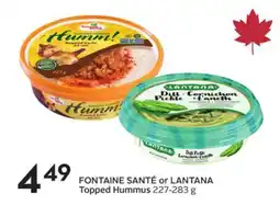 Sobeys Topped Hummus offer
