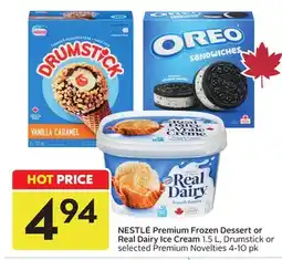 Sobeys Premium Frozen Dessert or Real Dairy Ice Cream offer