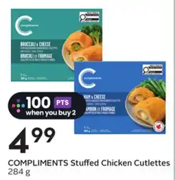 Sobeys COMPLIMENTS Stuffed Chicken Cutlettes offer