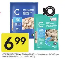 Sobeys COMPLIMENTS Raw Shrimp offer
