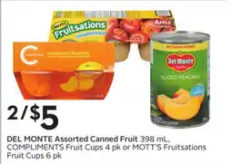 Sobeys Assorted Canned Fruit offer
