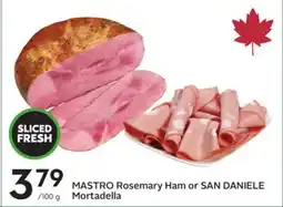 Sobeys Rosemary Ham or Mortadella offer