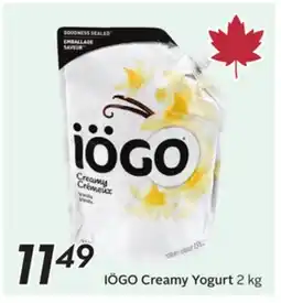 Sobeys Creamy Yogurt offer