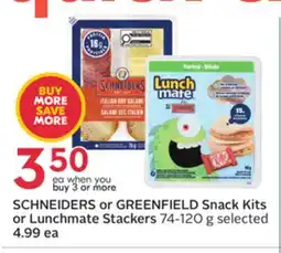 Sobeys Snack Kits or Lunchmate Stackers offer