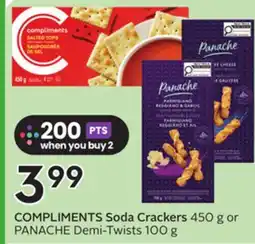 Sobeys COMPLIMENTS Soda Crackers offer