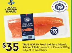 Sobeys Fresh Skinless Atlantic Salmon Fillets offer