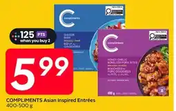 Sobeys COMPLIMENTS Asian Inspired Entrées offer