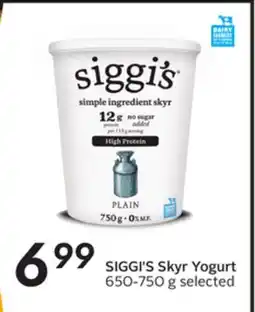 Sobeys Skyr Yogurt offer