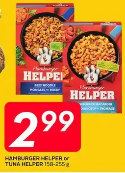 Sobeys HAMBURGER HELPER or TUNA Helper offer