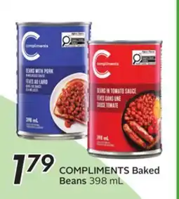 Sobeys COMPLIMENTS Baked Beans offer