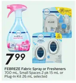 Sobeys Fabric Spray or Fresheners offer