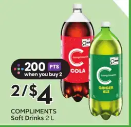 Sobeys COMPLIMENTS Soft Drinks offer