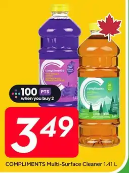Sobeys COMPLIMENTS Multi-Surface Cleaner offer