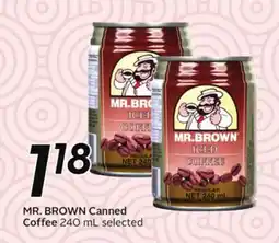 Sobeys Canned Coffee offer