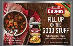 Sobeys CHUNKY Soups offer