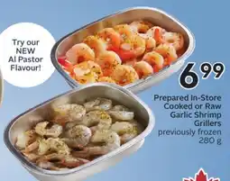 Sobeys Prepared In-Store Cooked or Raw Garlic Shrimp Grillers offer