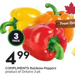 Sobeys COMPLIMENTS Rainbow Peppers offer