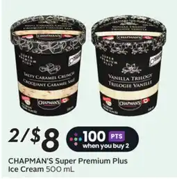 Sobeys CHAPMAN'S Super Premium Plus Ice Cream offer