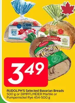 Sobeys RUDOLPH'S Selected Bavarian Breads offer