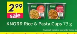 Sobeys Rice & Pasta Cups offer