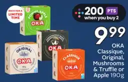 Sobeys Classique, Original, Mushrooms & Truffle or Apple offer