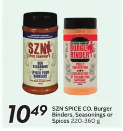 Sobeys Burger Binders, Seasonings or Spices offer