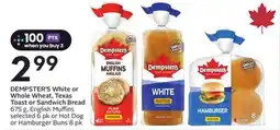 Sobeys White or Whole Wheat, Texas Toast or Candied Bread offer