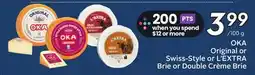 Sobeys Original or Swiss-Style or Brie or Double Crème Brie offer