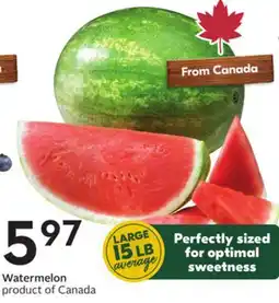 Sobeys Watermelon offer