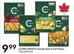 Sobeys COMPLIMENTS Family Size Fresh Pasta offer