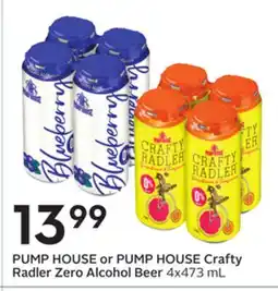Sobeys Crafty Radler Zero Alcohol Beer offer