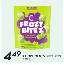Sobeys COMPLIMENTS Frozt Bite'z offer