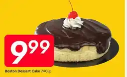 Sobeys Boston Dessert Cake offer