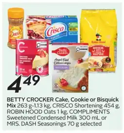 Sobeys Cake, Cookie or Bisquick Mix offer