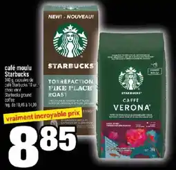 Super C Starbucks café moulu offer