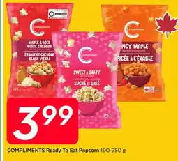 Sobeys COMPLIMENTS Ready To Eat Popcorn offer