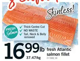 Fortinos FRESH ATLANTIC SALMON FILLET offer