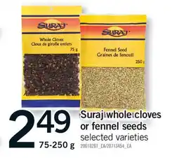 Fortinos SURAJ WHOLE CLOVES OR FENNEL SEEDS offer