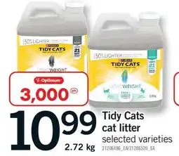 Fortinos TIDY CATS CAT LITTER offer
