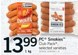 Fortinos PC SMOKIES CLUB PACK offer